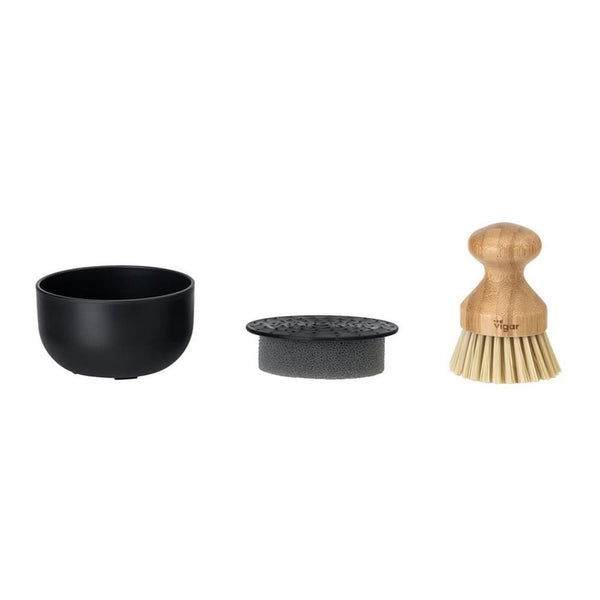 Vintage Bamboo Palm Brush Set