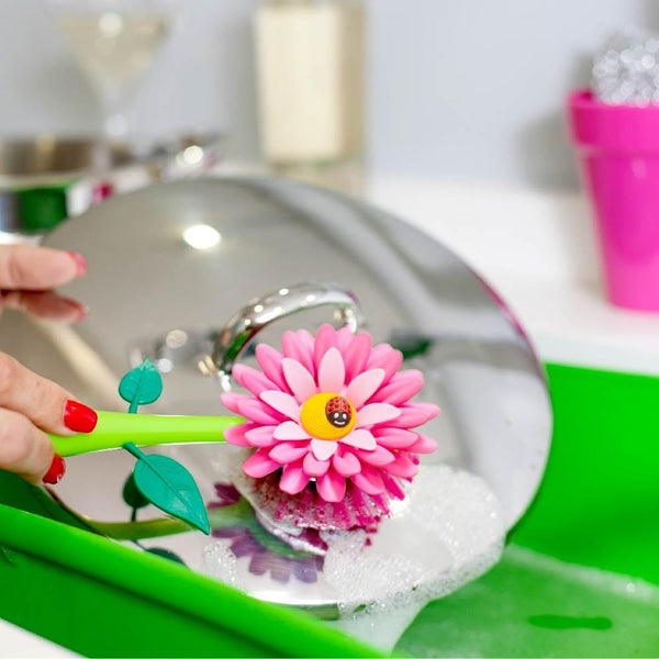 Dish Brush With Vase
