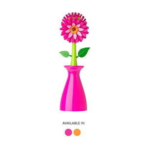 Dish Brush With Vase