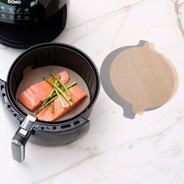 NoStik Silicone Fibreglass Air Fryer Liner Set of 2 Round