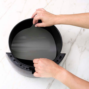 NoStik Silicone Fibreglass Air Fryer Liner Set of 2 Round