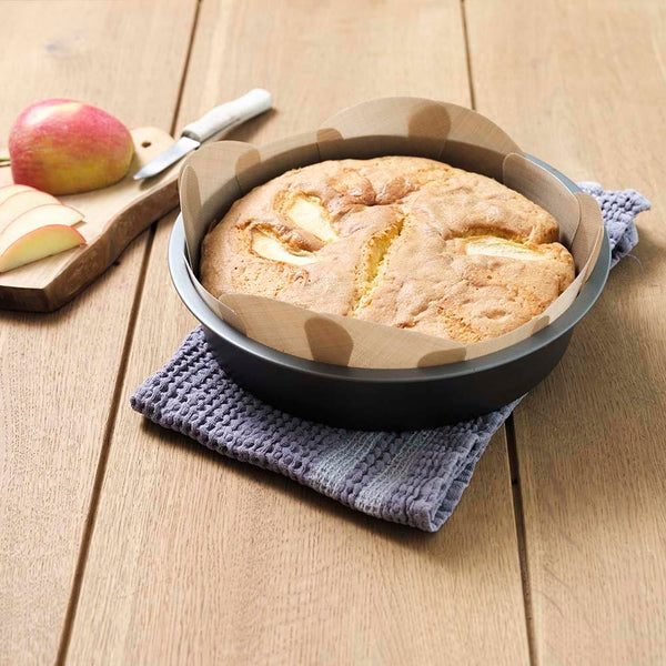 NoStik Silicone Fibreglass Cake Tin Liner Round