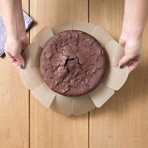 NoStik Silicone Fibreglass Cake Tin Liner Round