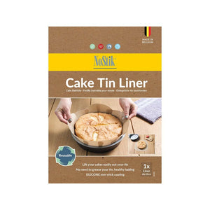 NoStik Silicone Fibreglass Cake Tin Liner Round