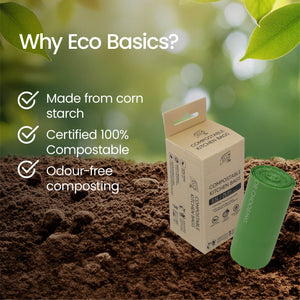 Eco Basics Compostable Kitchen Bags