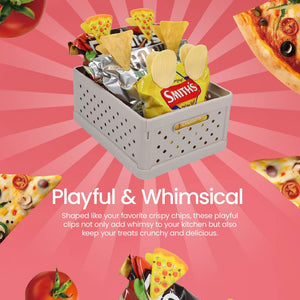 Cute Bag Clips 6 Pack - Pizza Slices