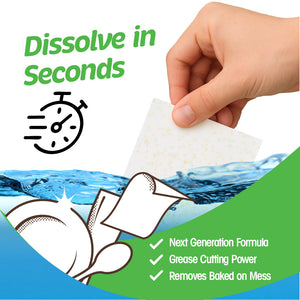 Eco Basics Dishwashing Sheets 60 pack - Fresh Lemon