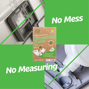 Eco Basics Dishwashing Sheets 60 pack - Fresh Lemon