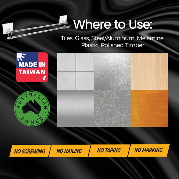 i-hook Double Towel Rail 70cm