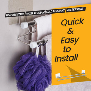 i-hook Double Towel Rail 70cm