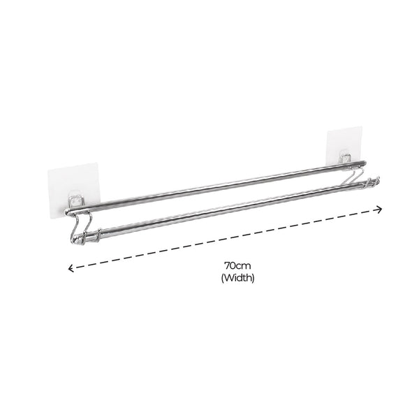 i-hook Double Towel Rail 70cm