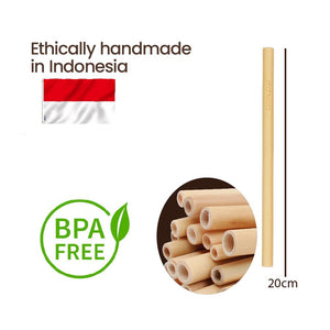 Reusable Bamboo Straw - single
