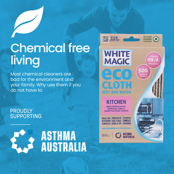 Eco Cloth Kitchen - With Bonus Glass/Window Cloth