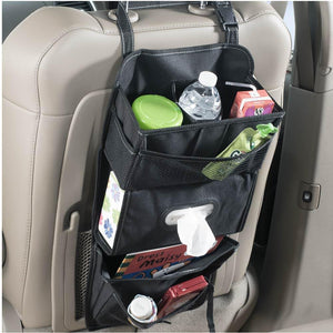TissuePockets™ Seat Organiser Black