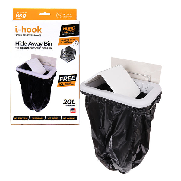 i-hook Hide Away Bin