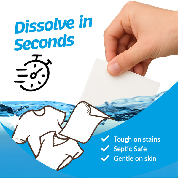 Eco Basics Laundry Sheet 60 pack - Ocean Breeze