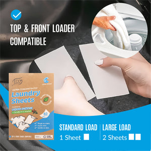 Eco Basics Laundry Sheet 60 pack - Ocean Breeze