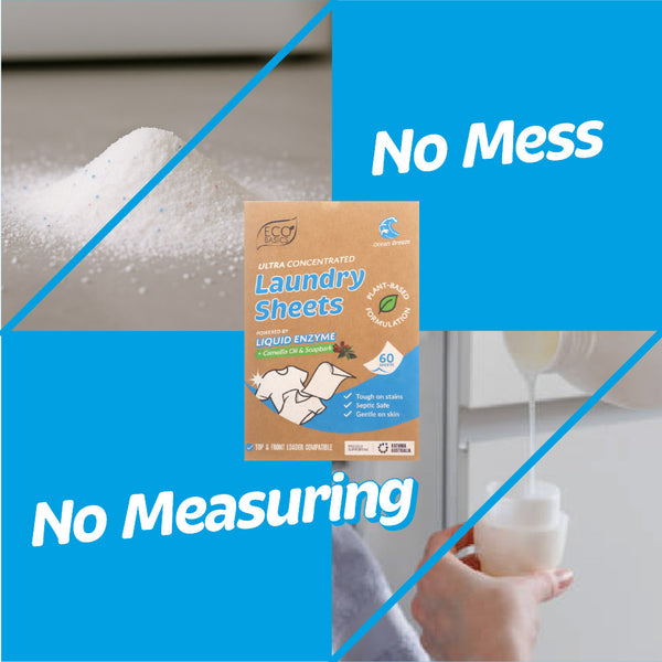 Eco Basics Laundry Sheet 60 pack - Ocean Breeze
