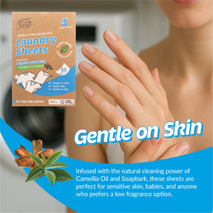 Eco Basics Laundry Sheet 60 pack - Ocean Breeze