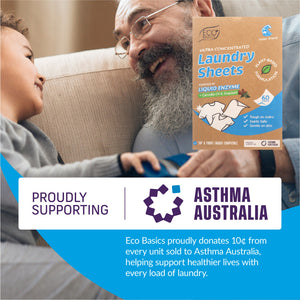 Eco Basics Laundry Sheet 60 pack - Ocean Breeze