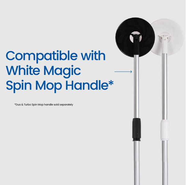 White Magic Spin Mop Head Refills Microfibre + Microfinger 3 pack