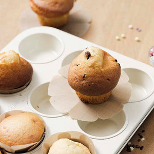 NoStik Silicone Fibreglass Muffin Liner Set of 12