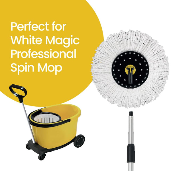 White Magic Professional Microfibre Mop Head
