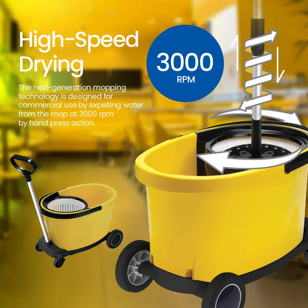 White Magic Professional Spin Mop Set
