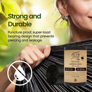 Eco Basics Recycled Garbage Bags, Small, 12L, 45 Bags