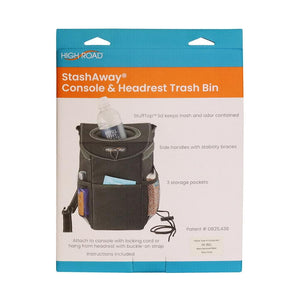 StashAway™ Console & Headrest Trash Bin