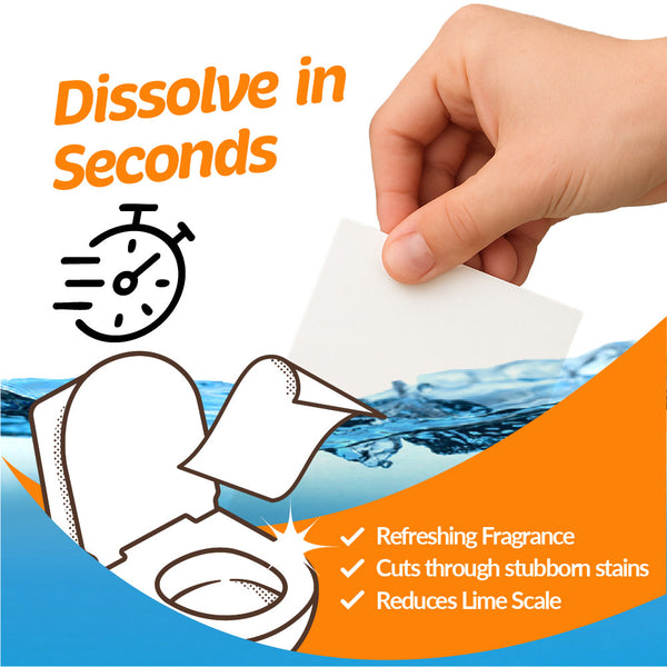 Eco Basics Toilet Cleaner Sheets 40 pack - Eucalyptus