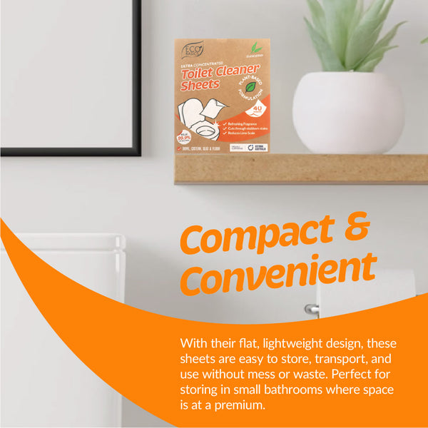 Eco Basics Toilet Cleaner Sheets 40 pack - Eucalyptus