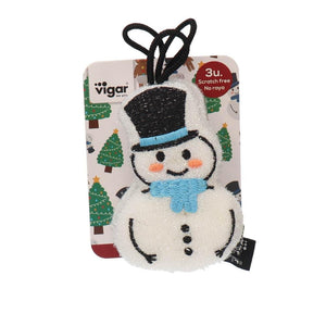 Frosty the Snowman Scrubber Sponge - 3 pack
