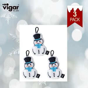 Frosty the Snowman Scrubber Sponge - 3 pack