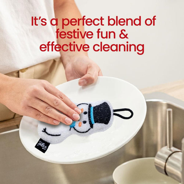 Frosty the Snowman Scrubber Sponge - 3 pack