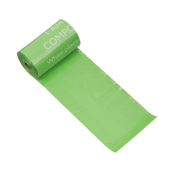 Eco Basics 100% Compostable Doggy Bags 8 Rolls, 120 Bags