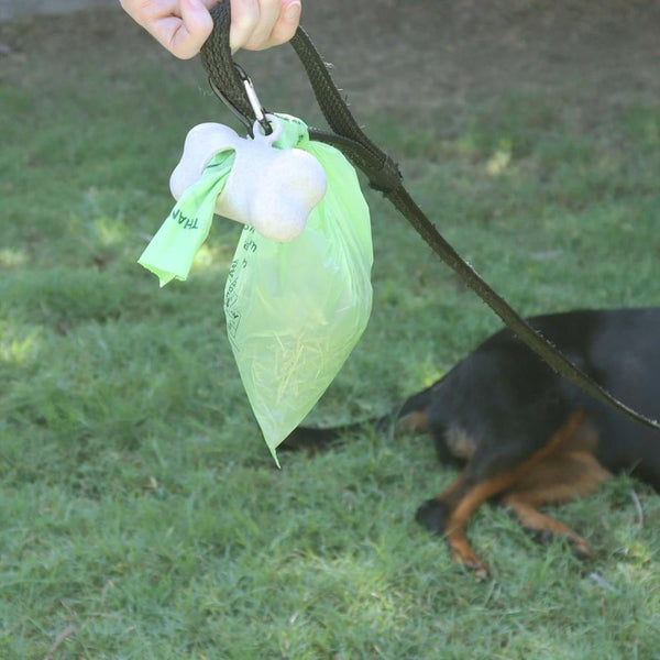 Eco Basics 100% Compostable Doggy Bags 8 Rolls, 120 Bags