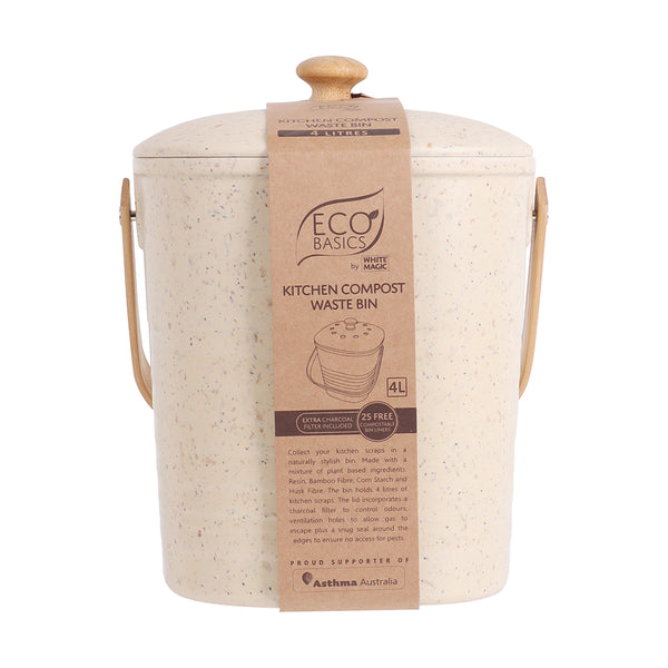 Eco Basics Compost Kitchen Waste Bin 4L