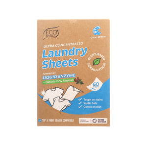 Eco Basics Laundry Sheet 60 pack - Ocean Breeze