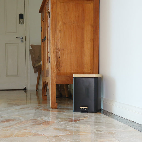 Eco Basics Square Rubbish Bin 6L