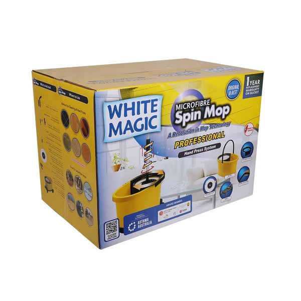 White Magic Professional Spin Mop Set