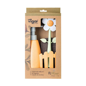 Florganic Sink Caddy Set + Dispenser