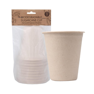 Eco Basics Biodegradable Sugarcane Cup - 10pcs