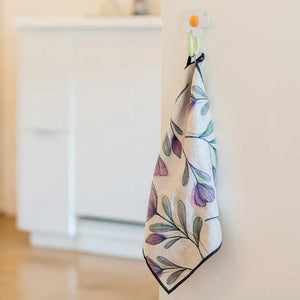 Florganic Hook with Suction & Microfibre Cloth 2pc