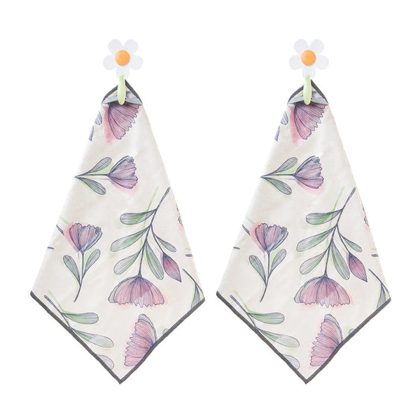 Florganic Hook with Suction & Microfibre Cloth 2pc