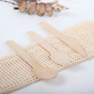 Eco Basics Biodegradable Wood Fork - 18pcs