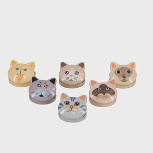 White Magic Cute Bag Clips-Ragdoll Cat 6 Pack