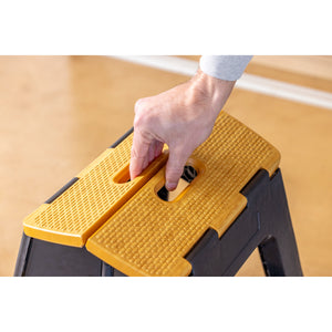 Vigar Compact 2 Step Bamboo On Top Foldable 40cm Stool