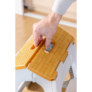 Vigar Compact 2 Step Bamboo On Top Foldable 40cm Stool