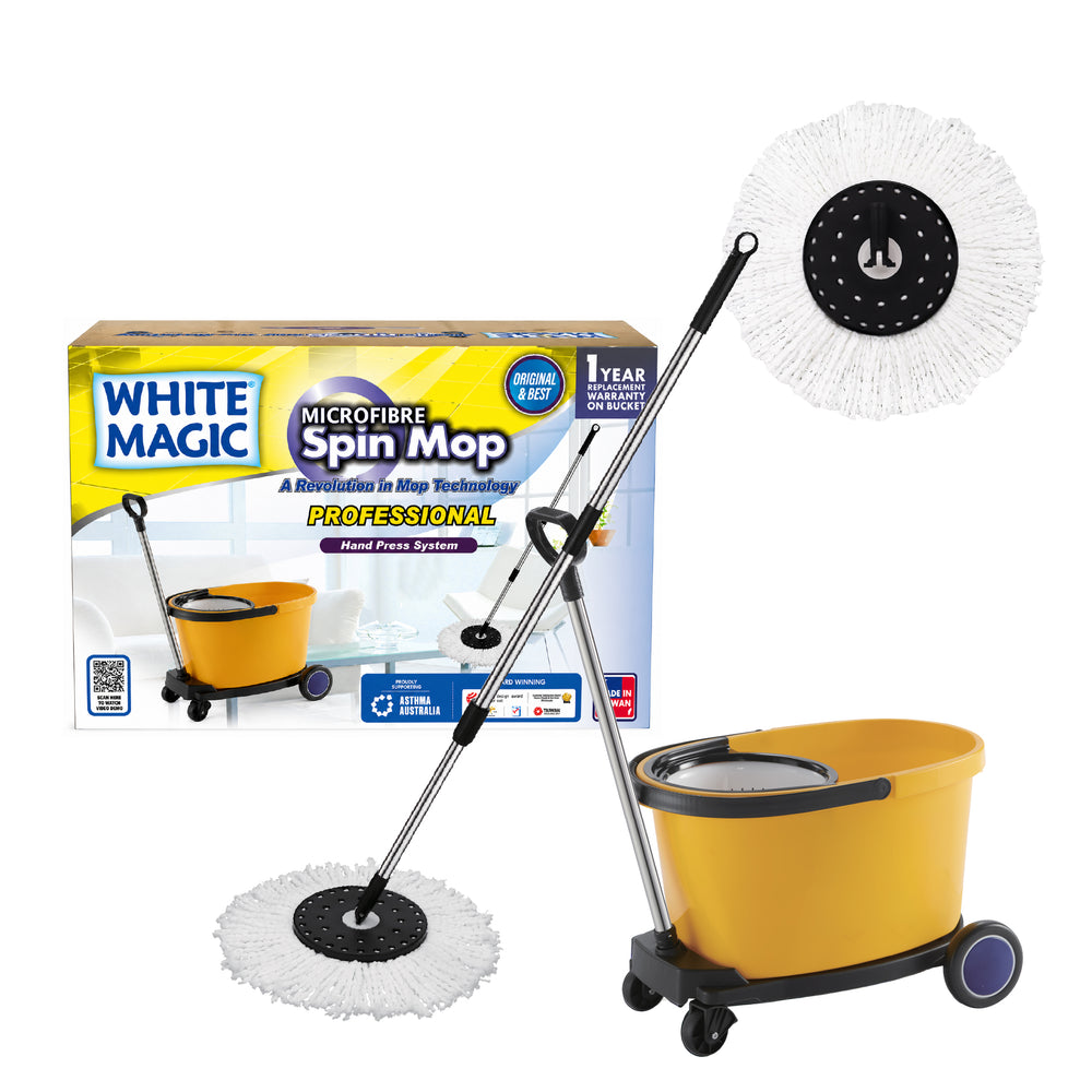 White Magic Professional Spin Mop Set